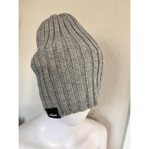 Weedmaps Gray Ribbed Knit Beanie Skull Hat Weed Co Mary Jane Pot Hat winter - Picture 5 of 6